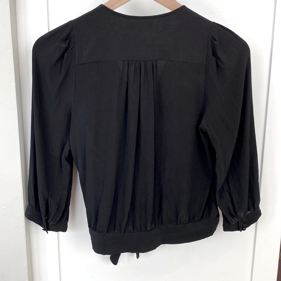 Madewell Silk Wrap Top - Picture 6 of 9